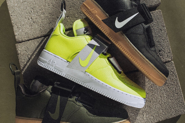 Nike Air Force 1 Utility Low Sequoia Green Black Gum Sole
