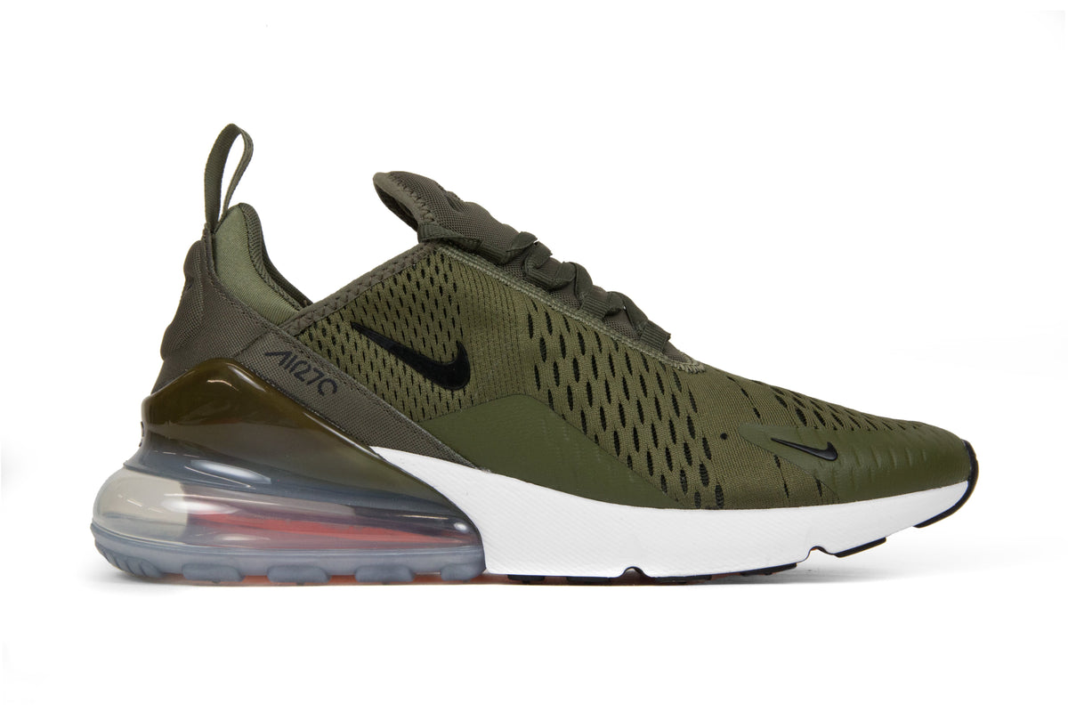 Nike Air Max 270 in olive and Black EUC 8.5 Air Max 270 - Medium Olive/Black/Total Orange – Feature main image 4