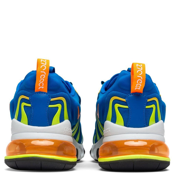 NIKE AIR MAX 270 REACT ENG SOAR/TOTAL ORANGE-VOLT-PLATINUM TINT