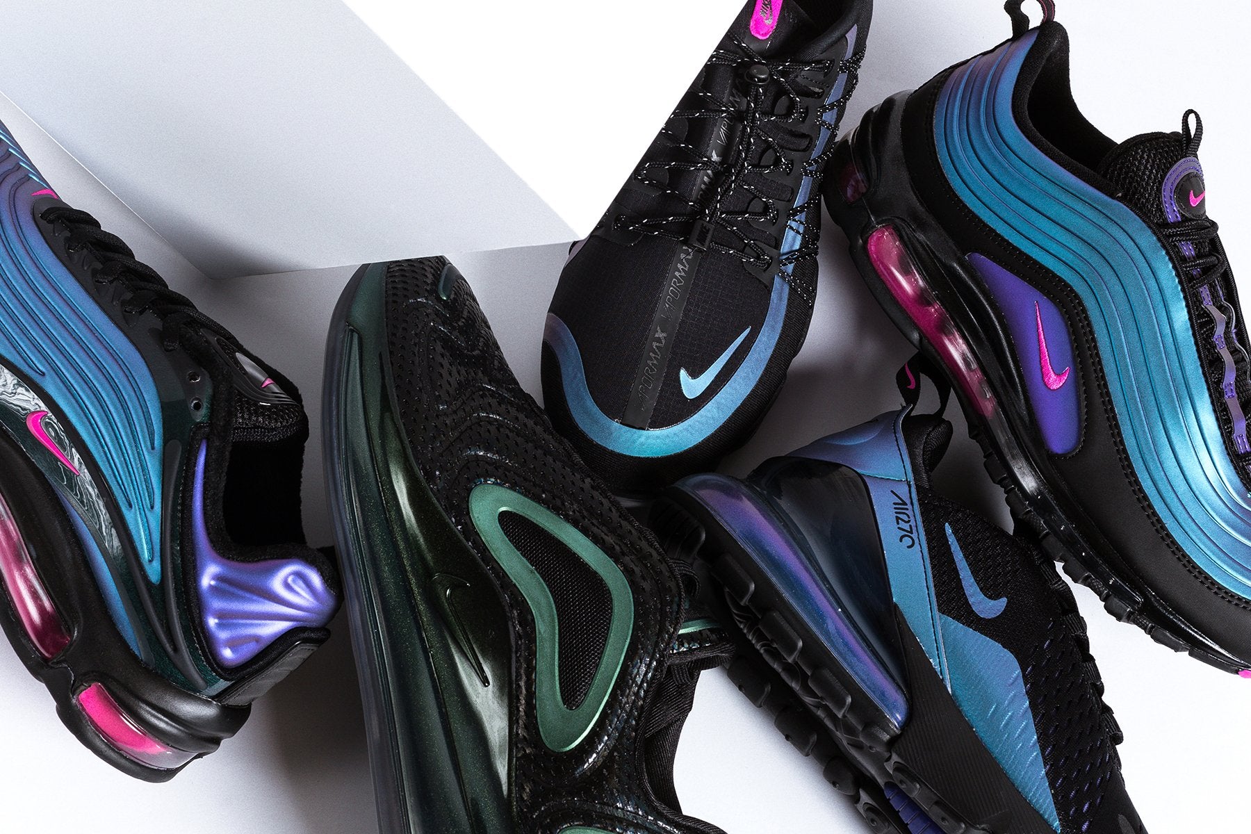 nike air max 720 black metallic silver