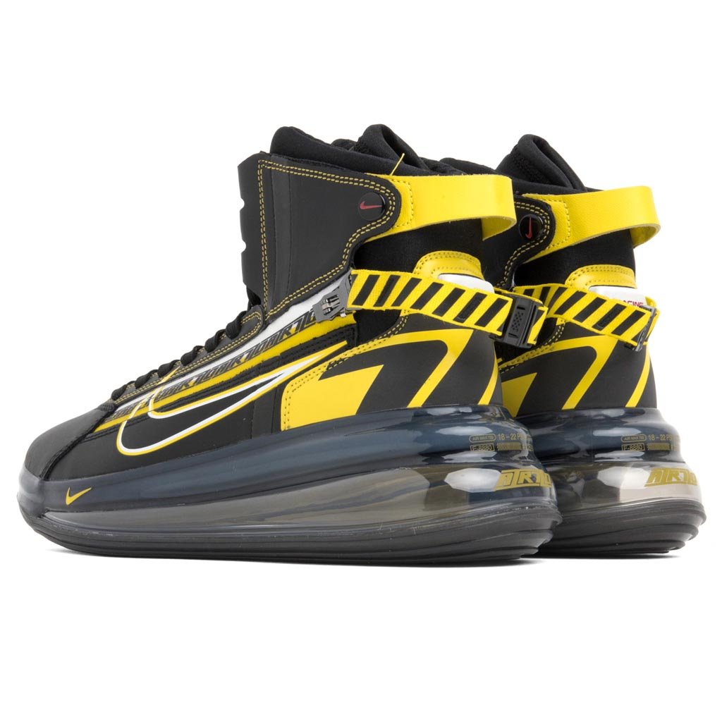 Air Max 720 Saturn AS QS - Black/Dynamic Yellow/University Red â Feature