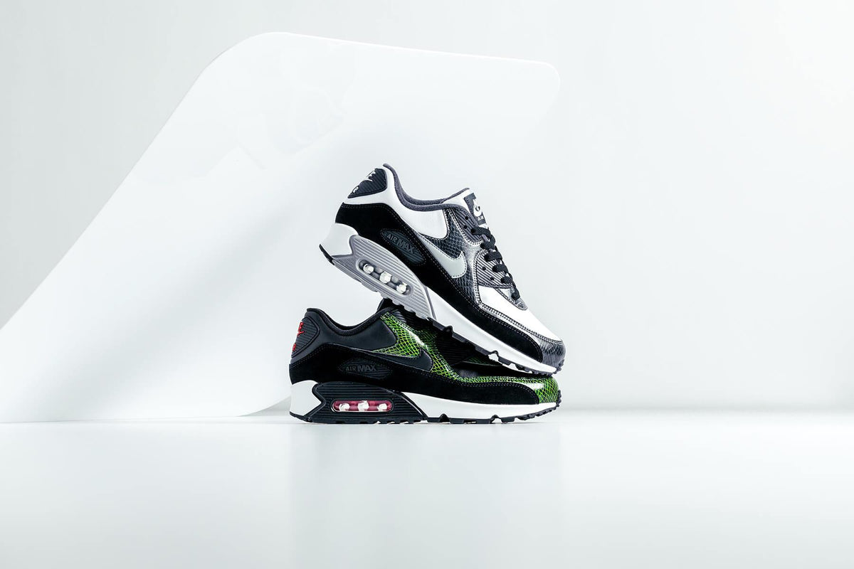 NIKE AIR MAX 90 QS PYTHON WHITE-PARTICLE GREY-ANTHRACITE - MEN SIZE 8.5 - RARE! NIKE AIR MAX 90 QS  main image 4