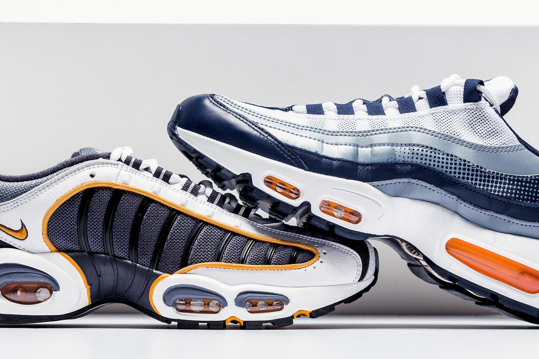 nike air max 95 se midnight navy laser orange
