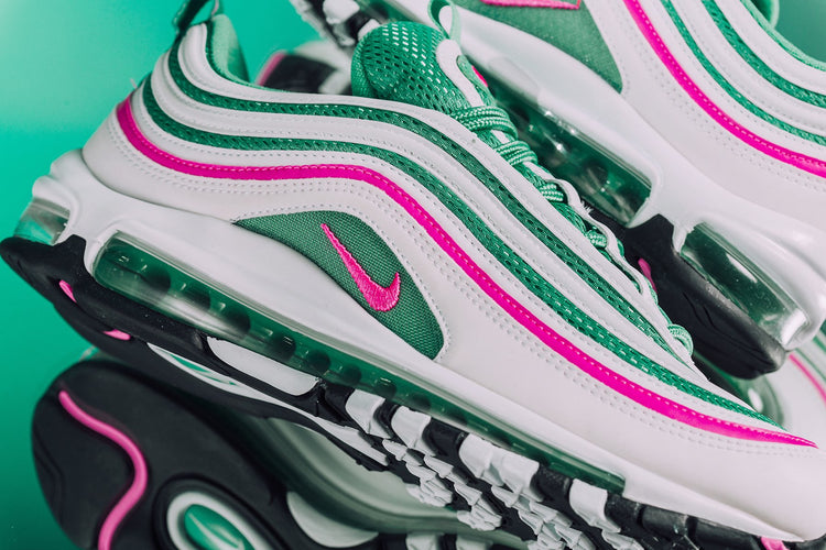 97 air max pink and green