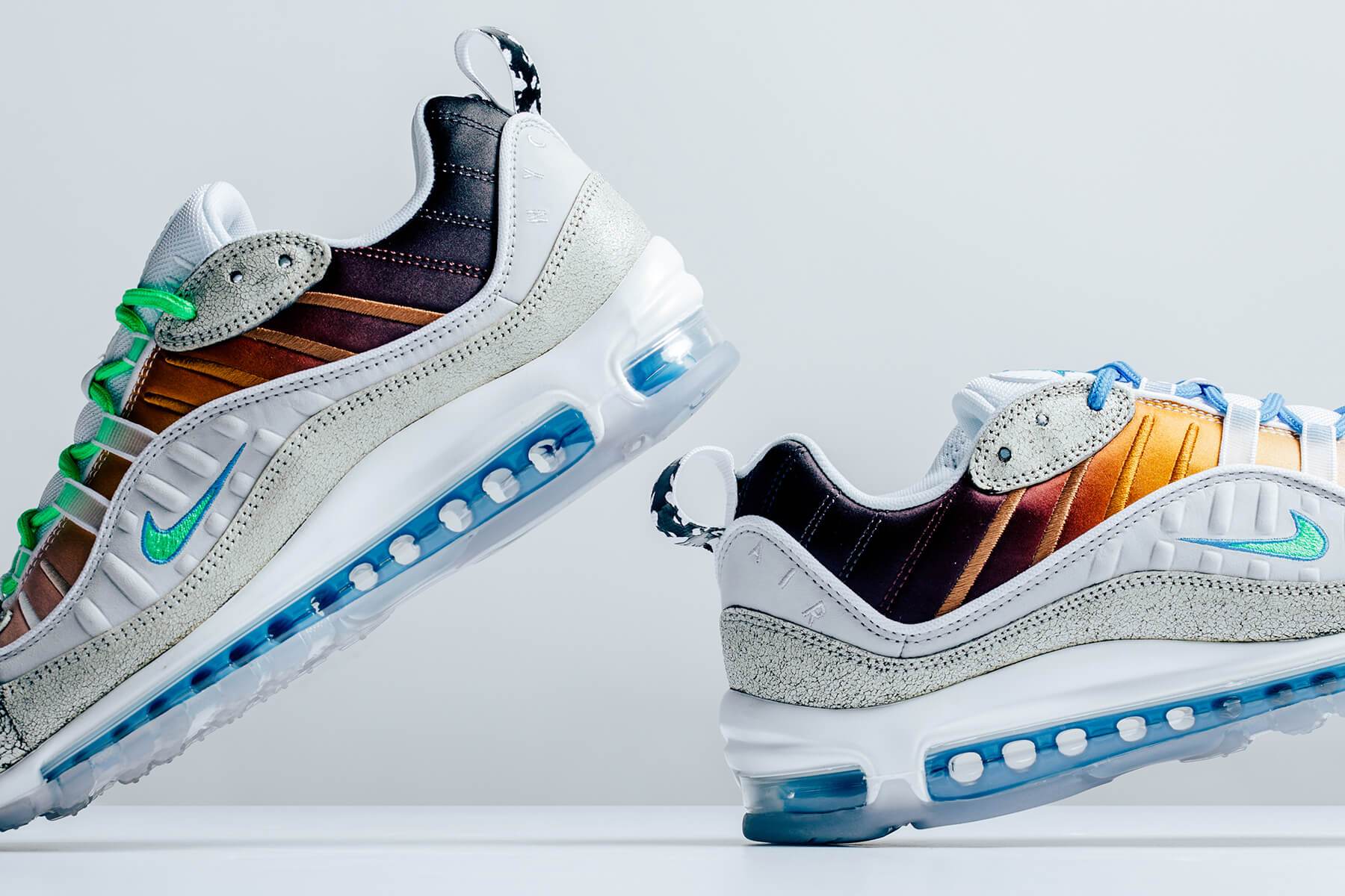 air max 98 green and grey