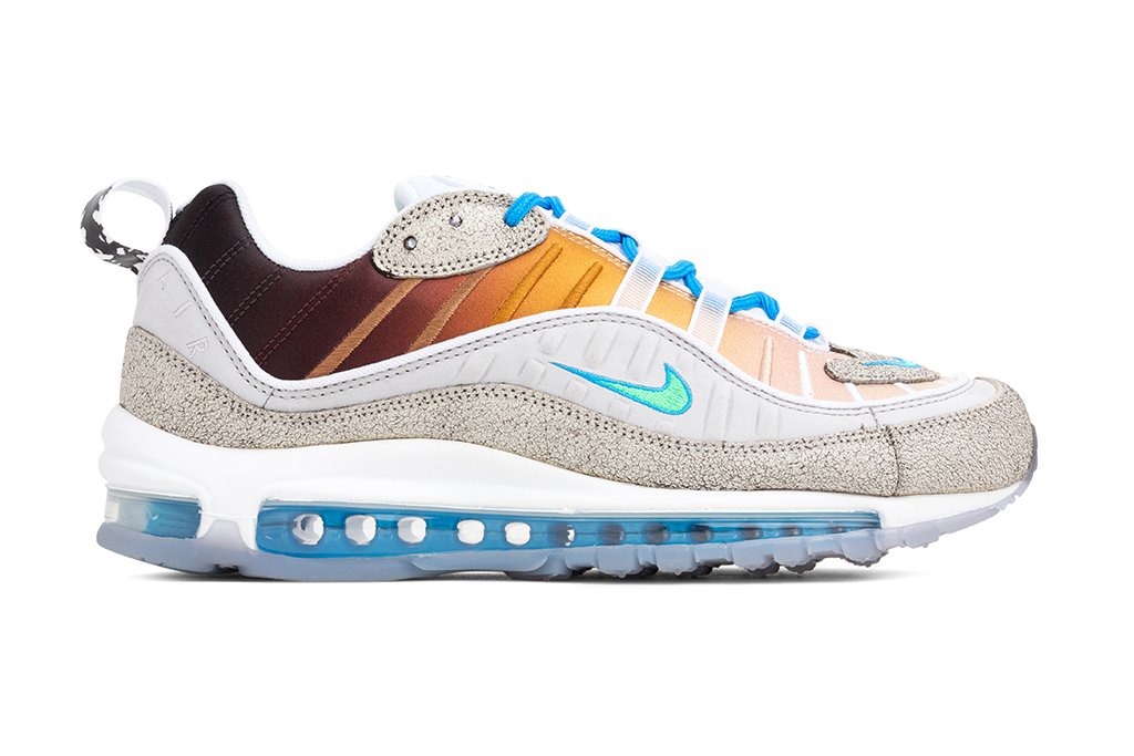 nike air max 98 grey green