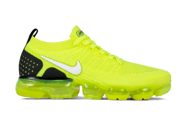 Air vapormax flyknit outlet 2 - men's volt/white/black