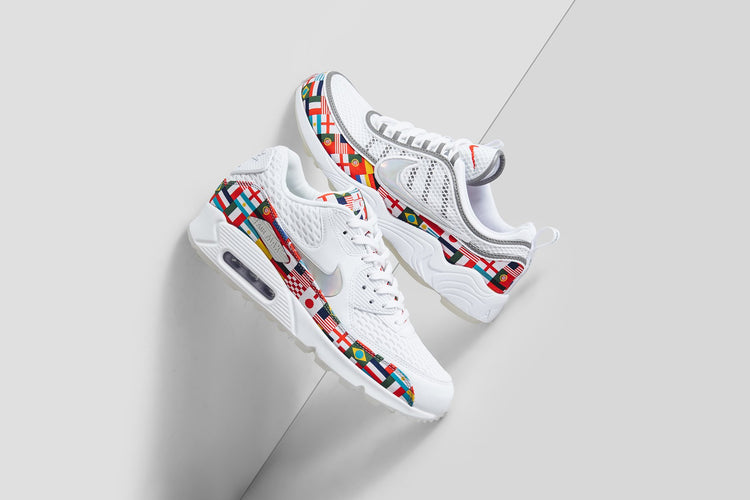 Nike Air Spiridon 16 white size 12 Nike Zoom Spiridon 16 NIC QS White Iridescent MultiColor One  main image 4