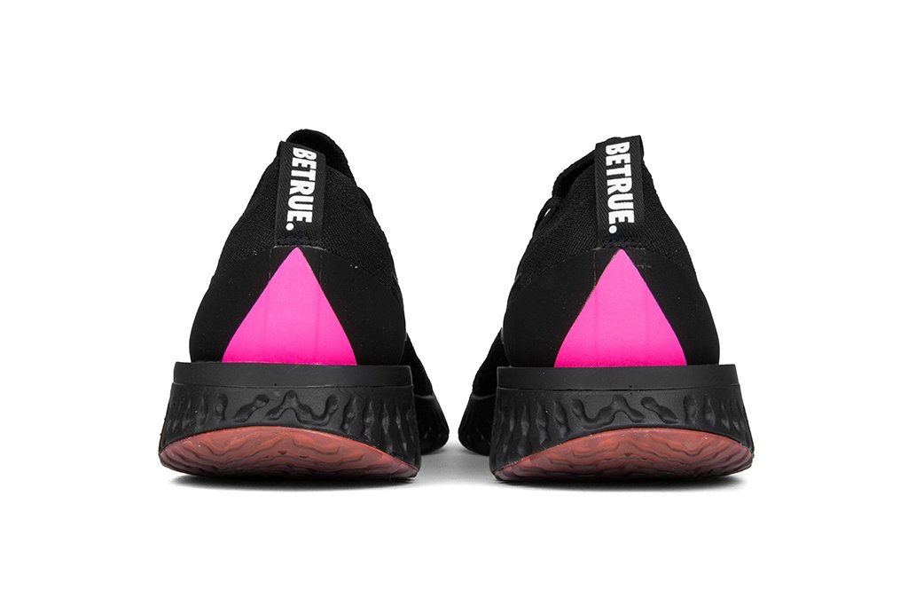 NIKE EPIC REACT FLYKNIT(BLACK/BLACK-PINK BLAST-PURPLE sale PULSE)