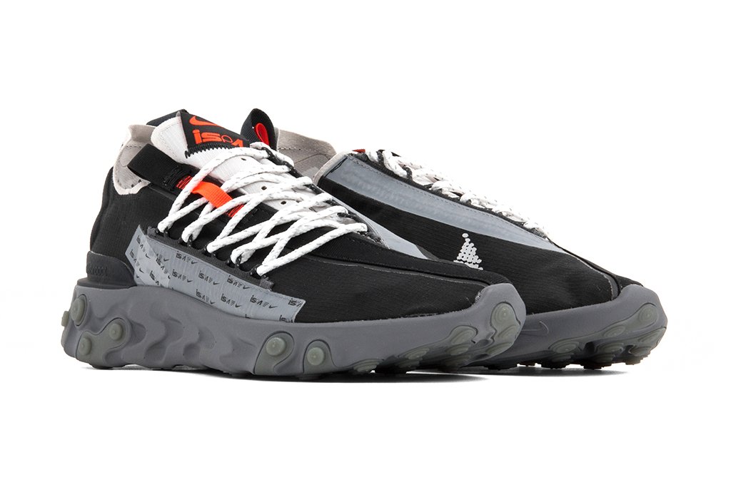 ISPA React WR - Black/Metallic Silver/Gunsmoke â Feature