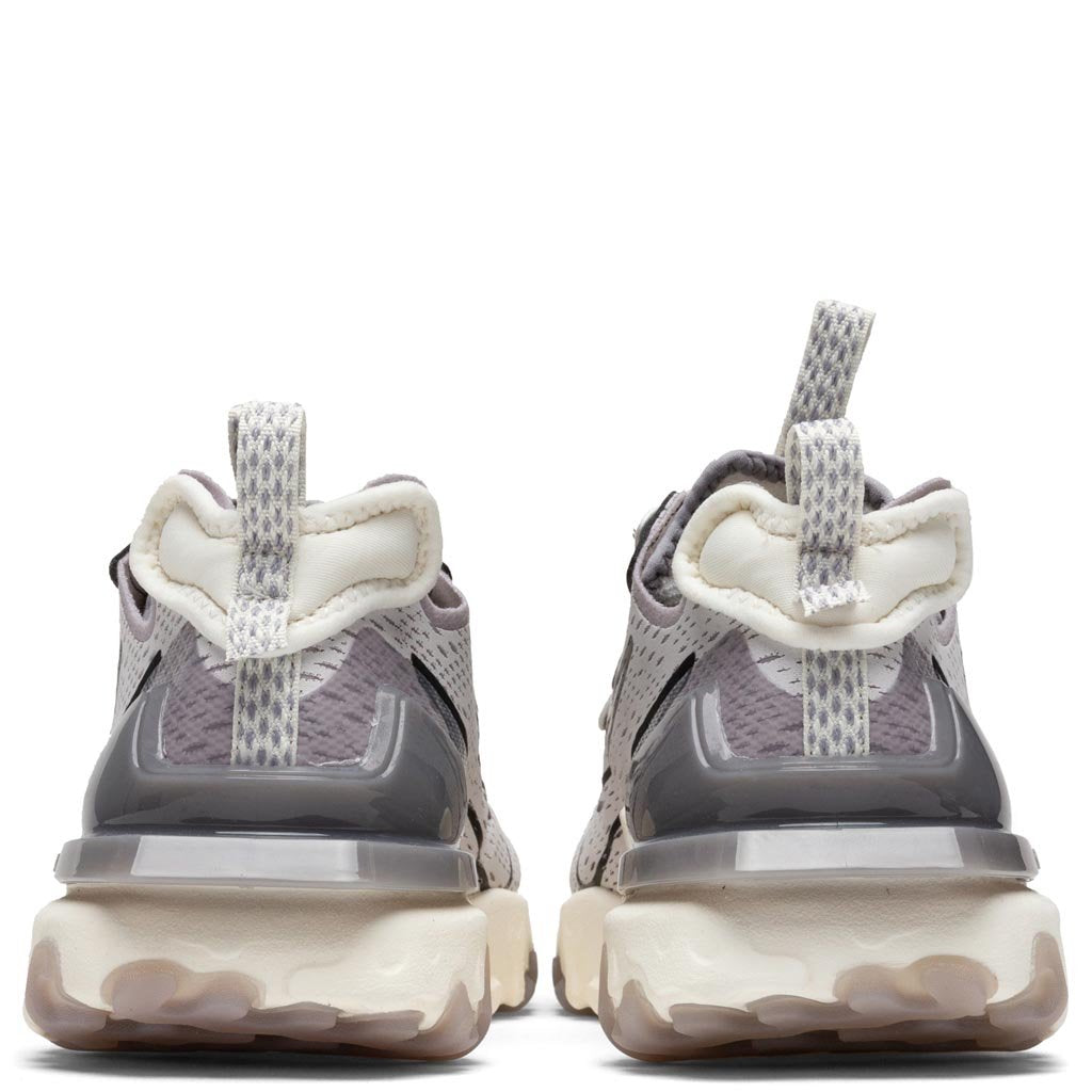 nike react vision vast grey black sail & white
