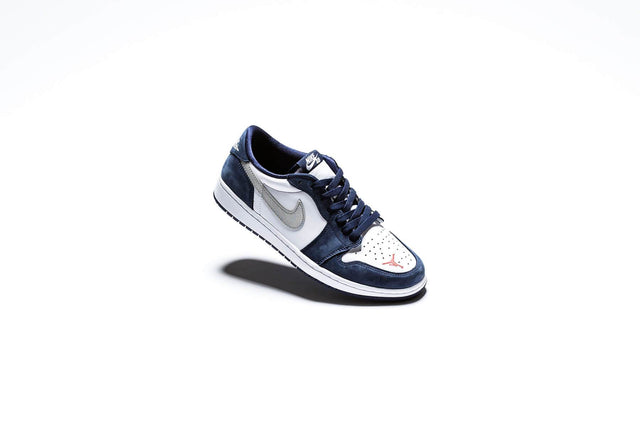 metallic silver midnight navy jordan 1