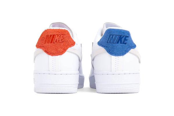 Nike air force 1 07 discount white platinum tint game royal red