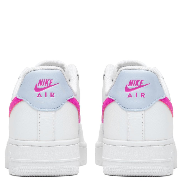 womens white and pink air force 1