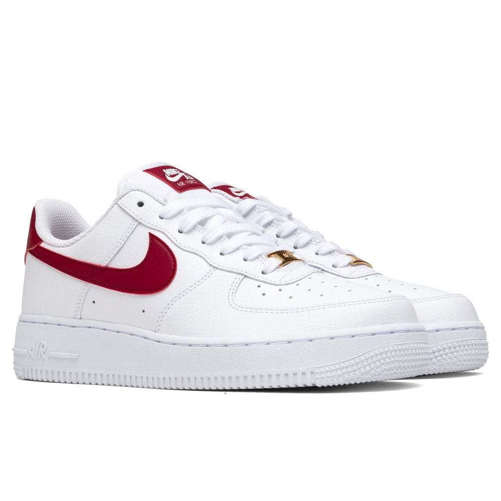 Women's Air Force 1 '07 - White/Noble Red/White â Feature