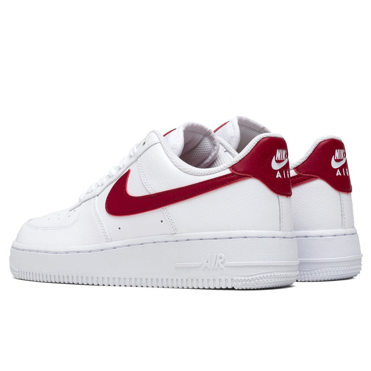 Women's Air Force 1 '07 - White/Noble Red/White – Feature