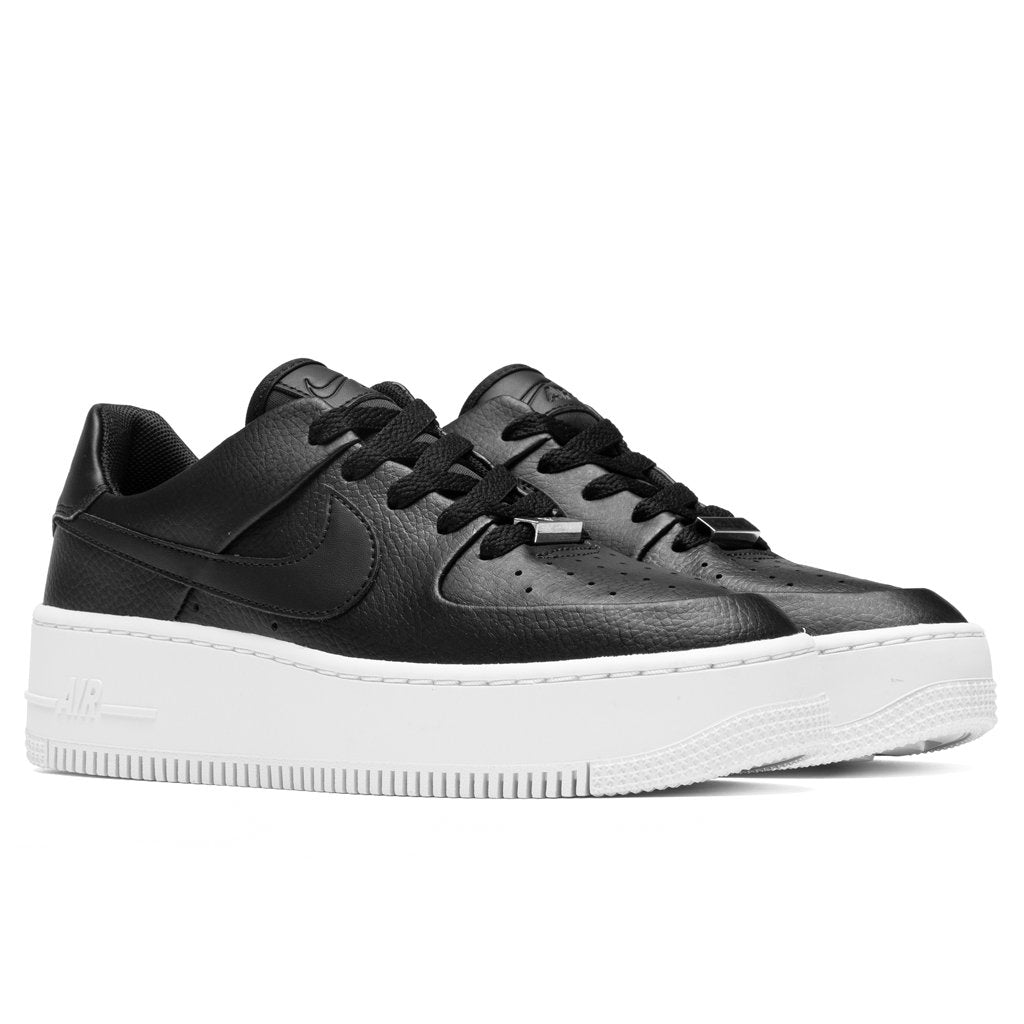 Women's Air Force 1 Sage Low - Black/White – Feature