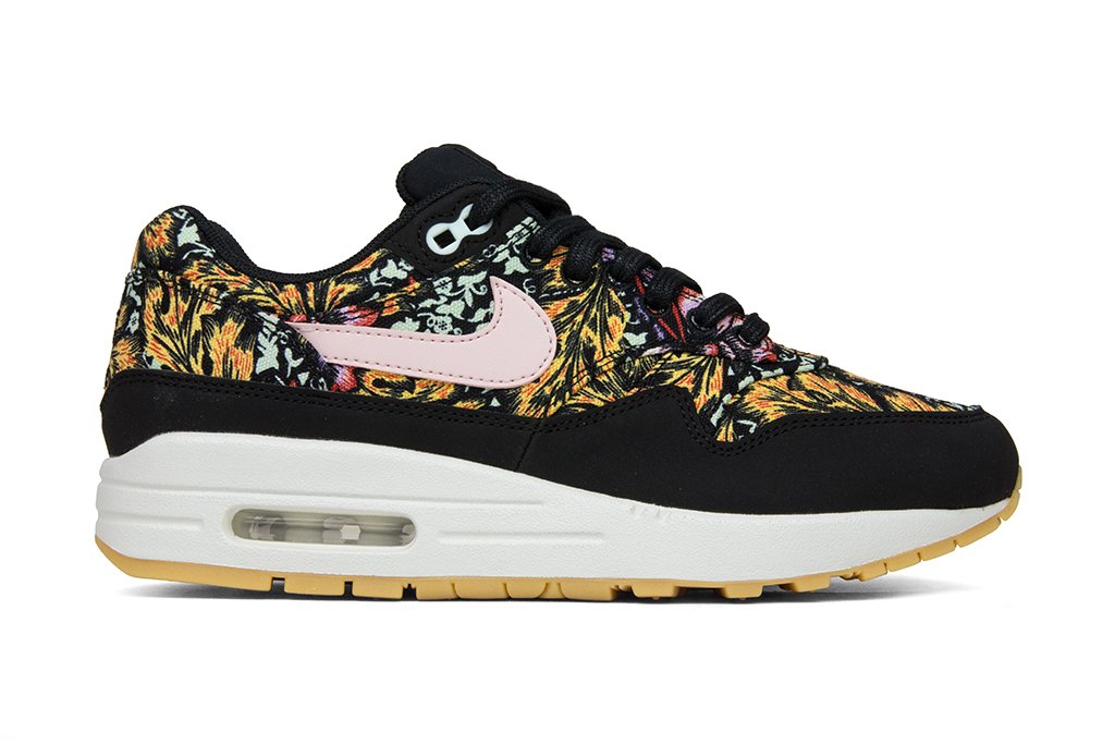 Women's Air Max 1 QS - Black/Silt Red-Summit White-Gum Yellow â Feature