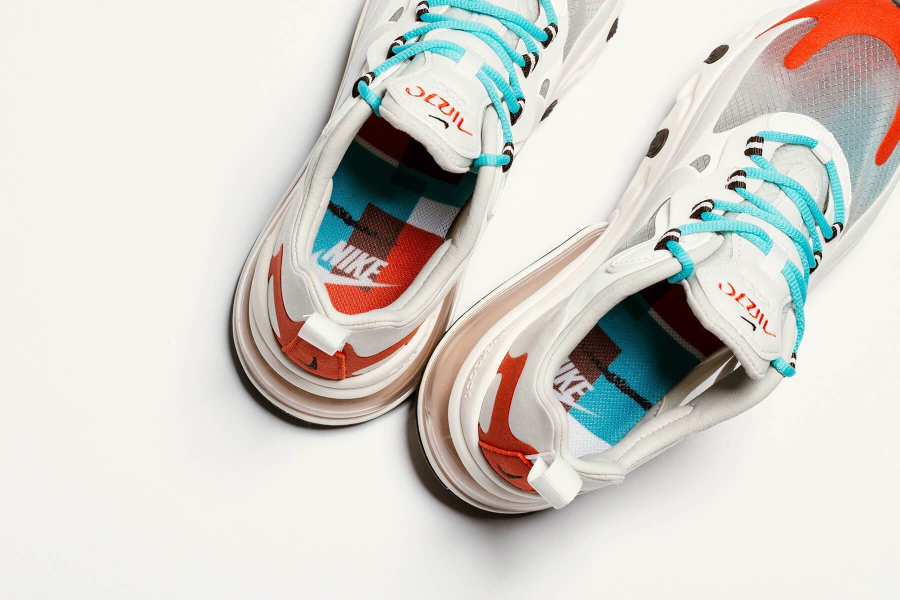 nike 270 react light beige chalk