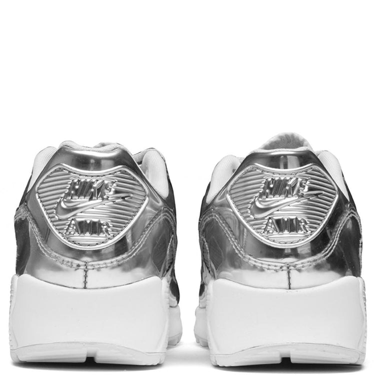 Women's Nike Air Max 90 SP Shoe - Chrome/Platinum/White â Feature