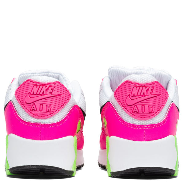 Women's Air Max 90 - White/Black/Pink Blast