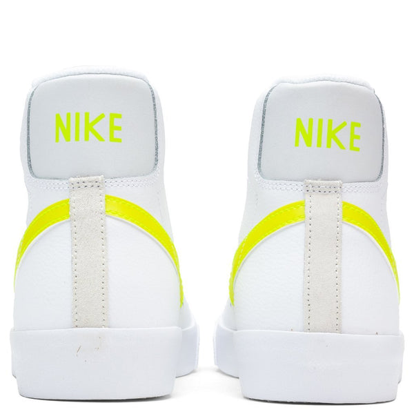 Nike Women's Blazer Mid '77 White/Lemon Venom-Pure Platinum