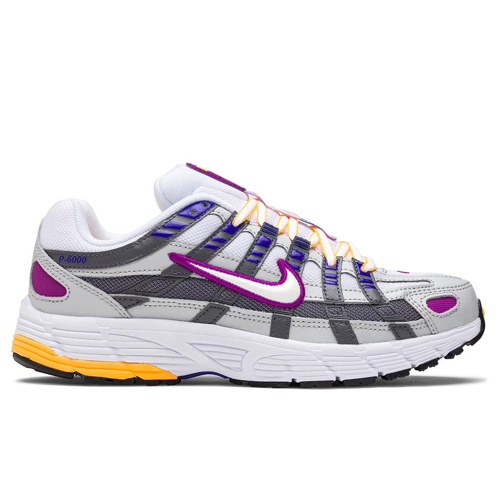 Nike Women's P-6000 Sneaker - Grey Fog/White/Iron Grey | Feature