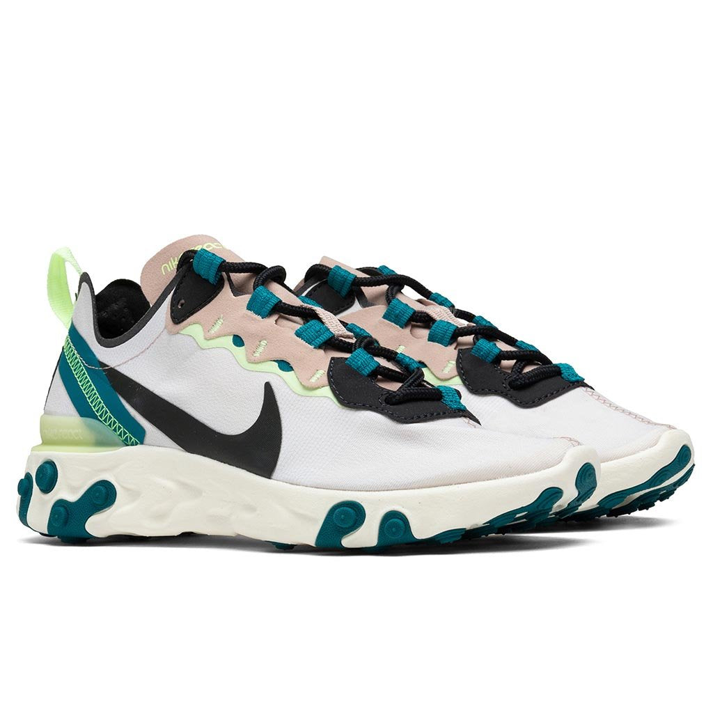 Women's React Element 55 - Fossil Stone/Dark Smoke Grey â Feature