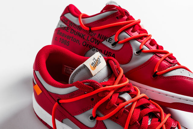 Nike x Off-White Dunk Low - University Red/Wolf Grey – Feature