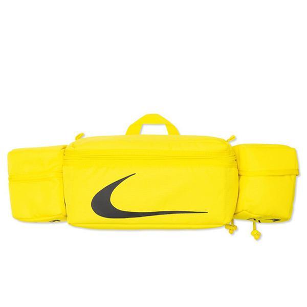 Nike x OffWhite NRG RU Duffle Shoulder Bag Opti Yellow/Black Feature