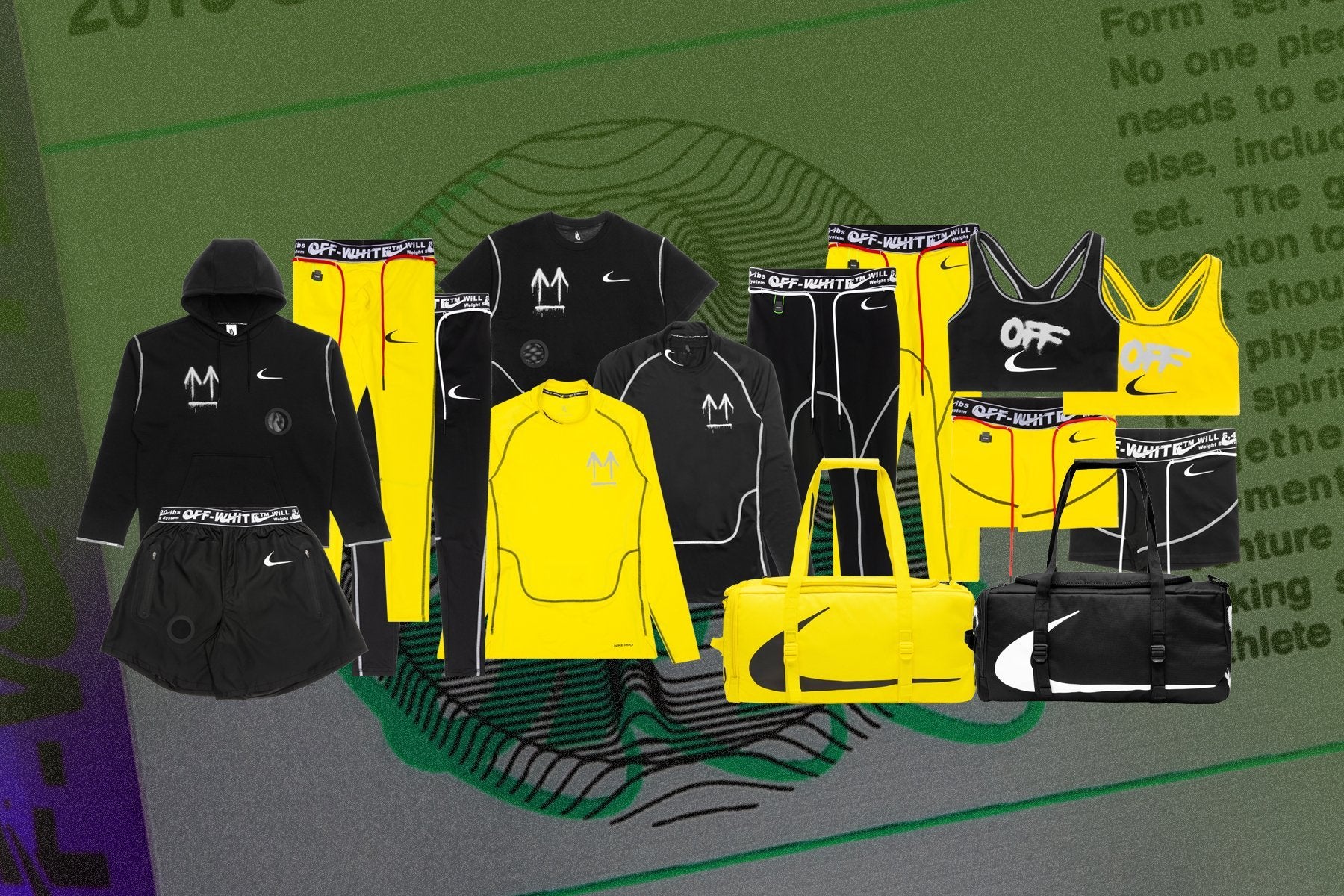 nike off white mens tights