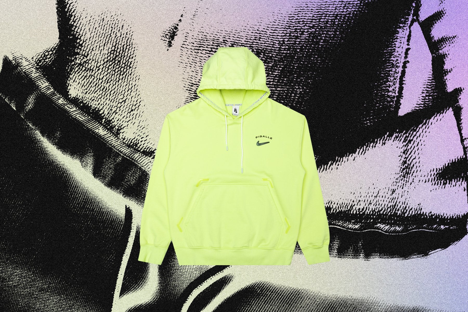 Nike x Pigalle NRG sale Hoodie Luminous Green CI9953-335 Size Small NWT