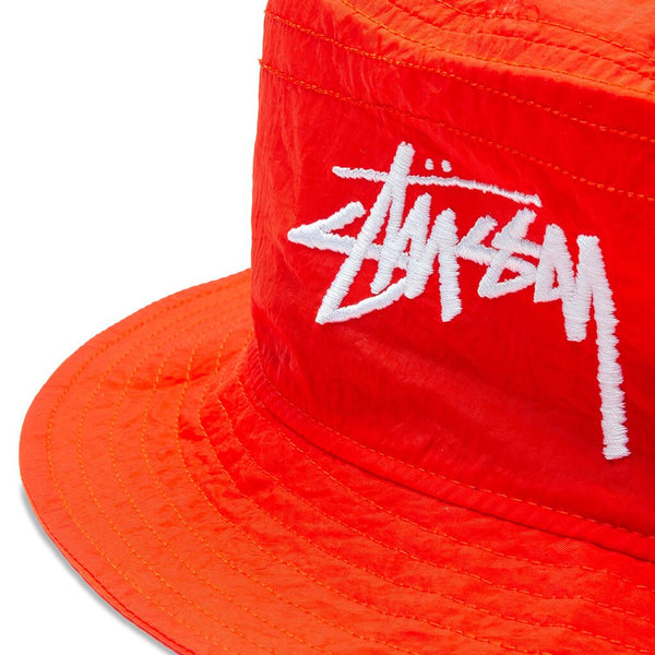 Nike x Stussy Bucket Hat - Habanero Red/White – Feature