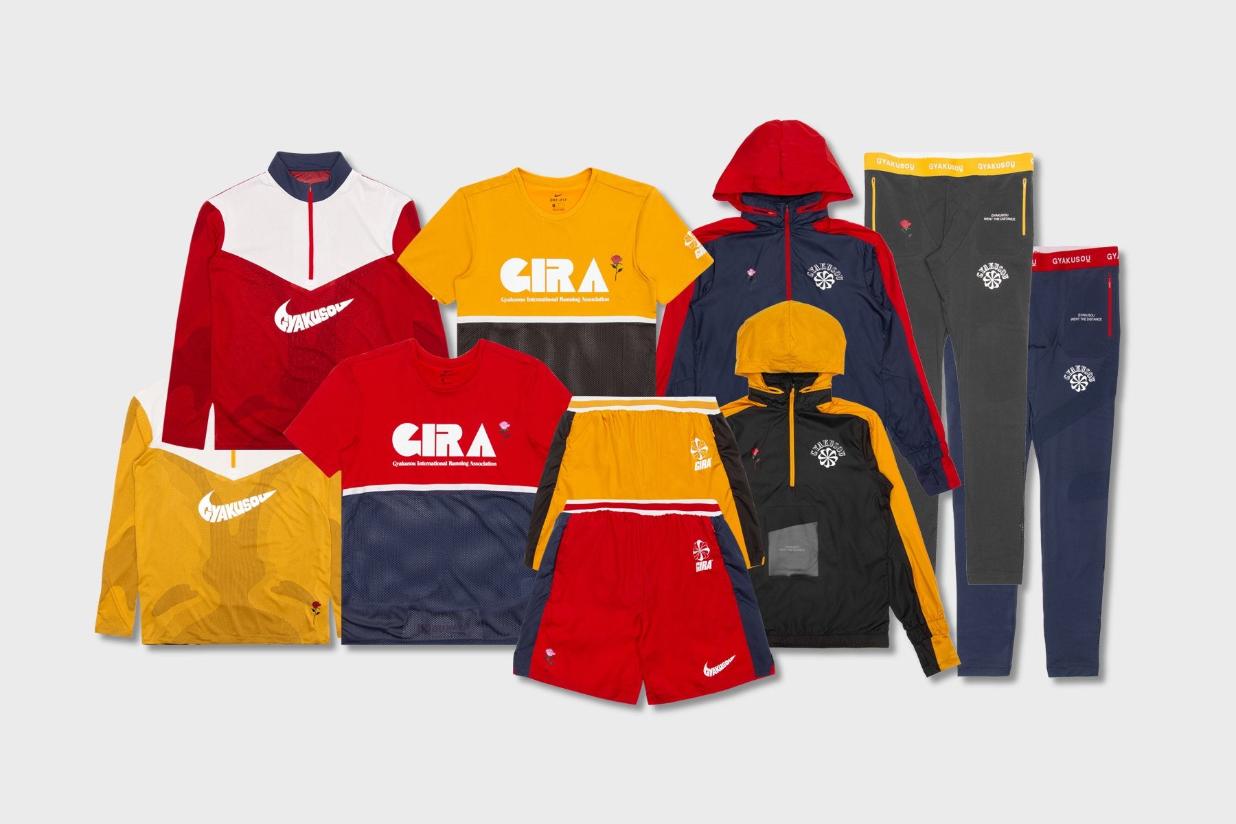 Nike x Undercover Gyakusou Hooded Jacket - Thunder Blue/Sport Red