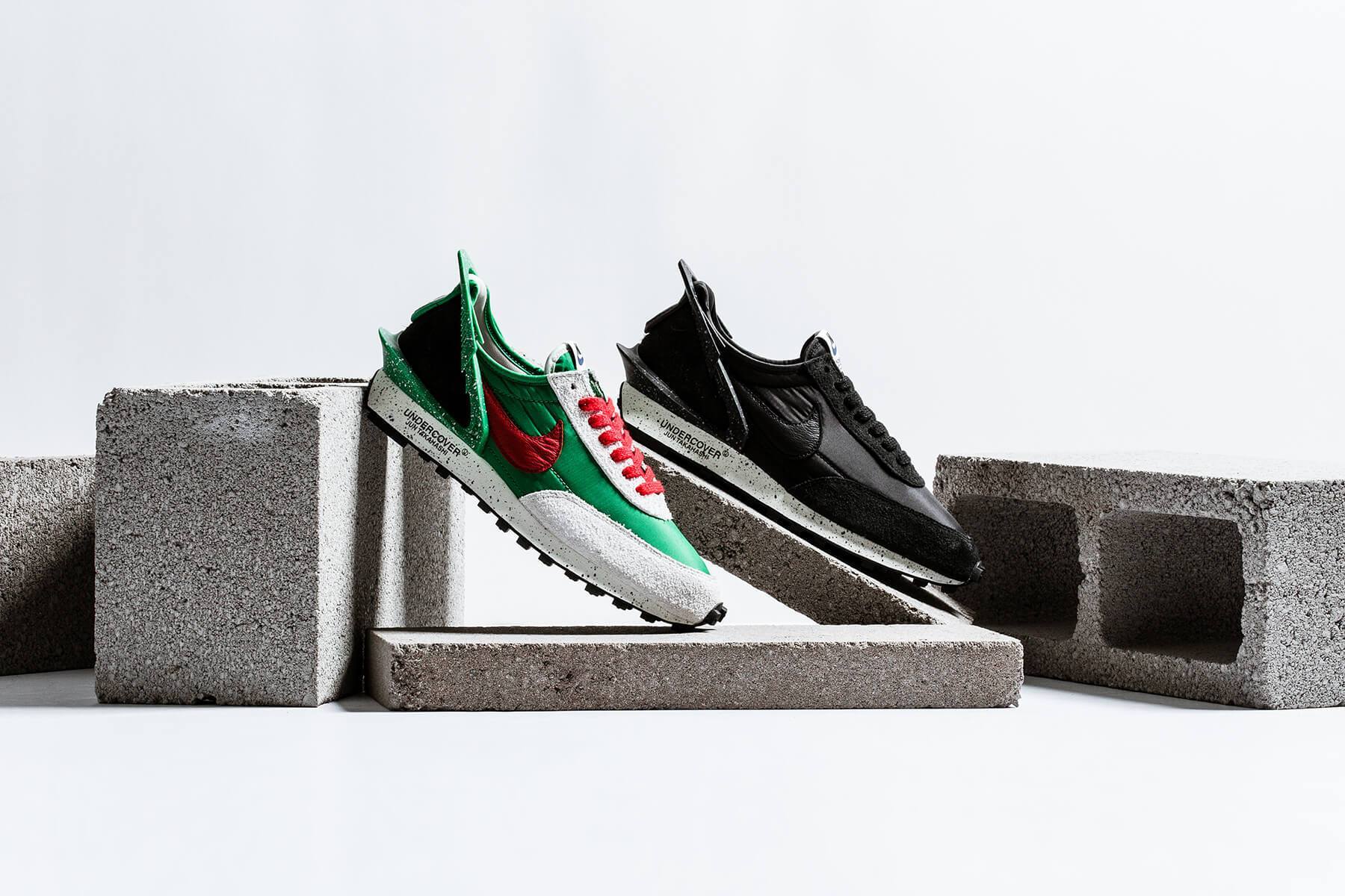 Nike x UNDERCOVER Women's Daybreak Shoes - Black/Snail – Feature