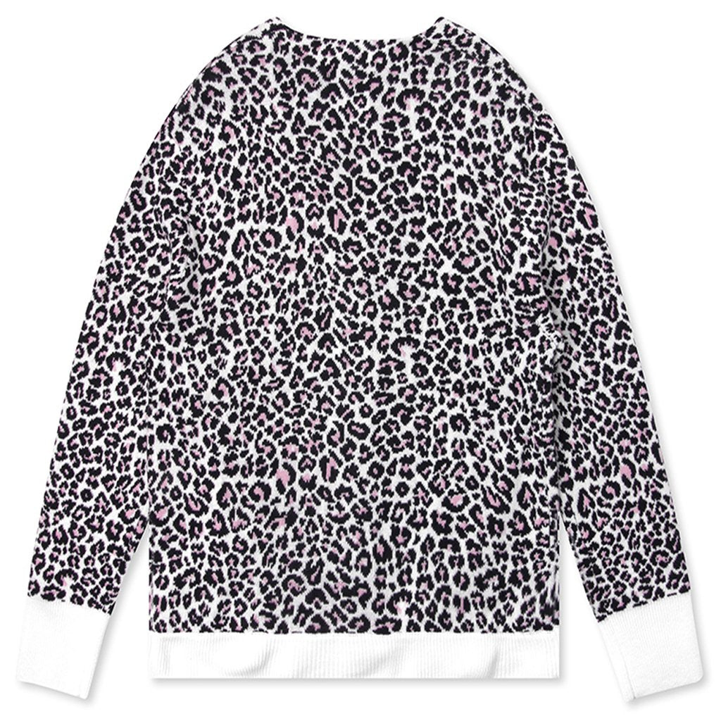 Chatterbox Cardigan - Pink Leopard – Feature