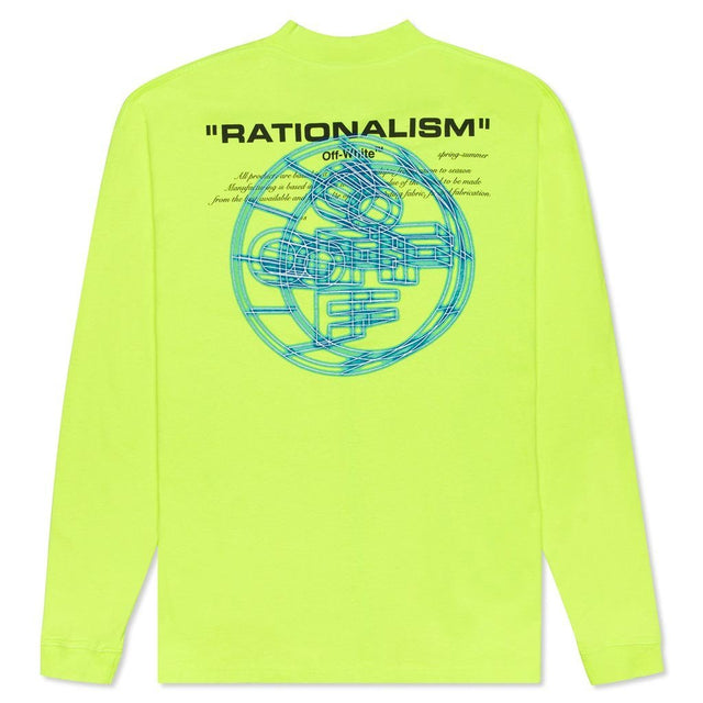 3D Crossed Off Over Mock Neck - Fluorescent Yellow – Feature