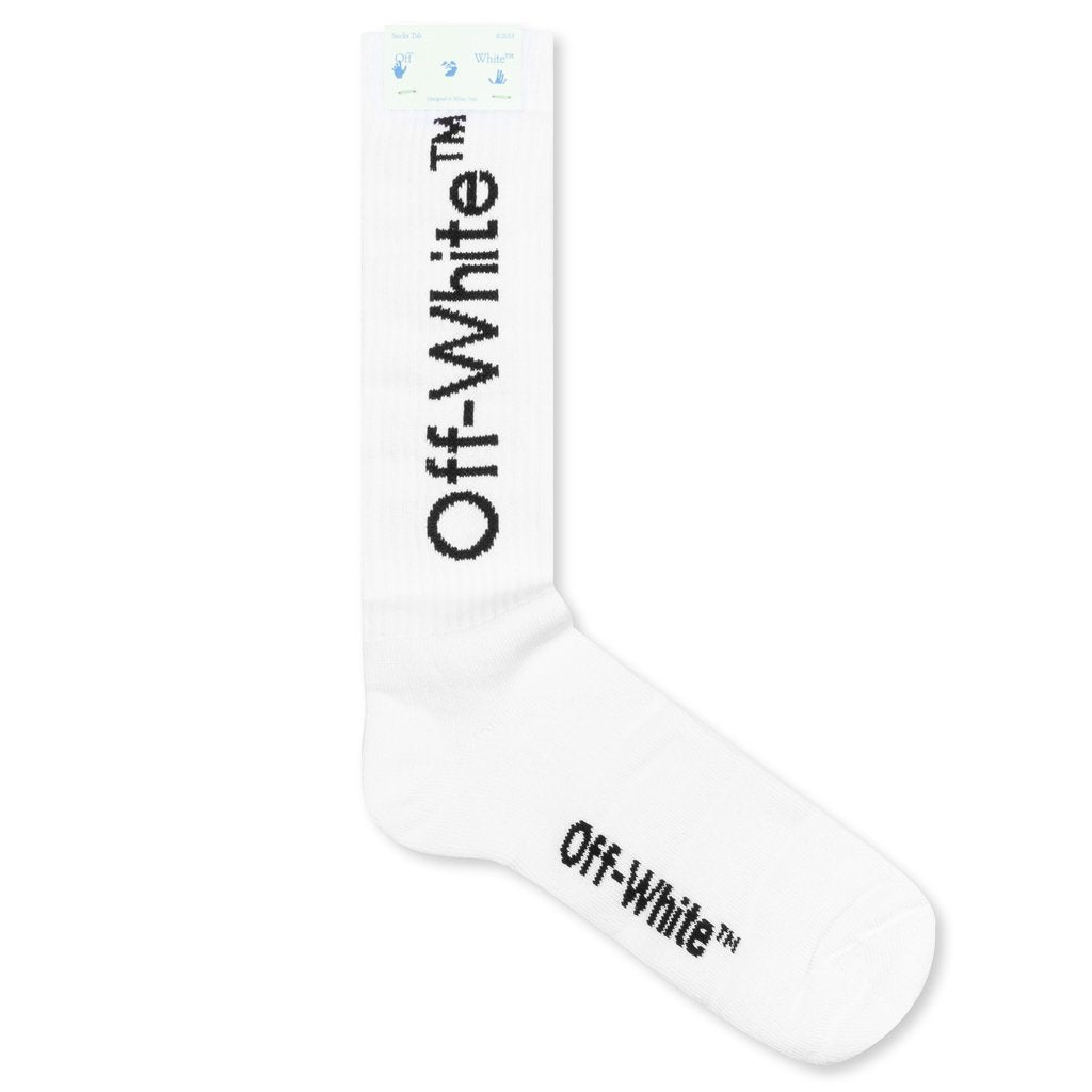 ソックス OFF-WHITE C/O VIRGIL ABLOH - DIAG SOCKS Diag Mid Length Socks - White/Black FW20 – Feature