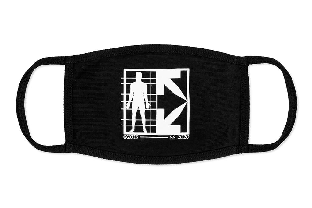 Half Arrow Mask - Black/White – Feature