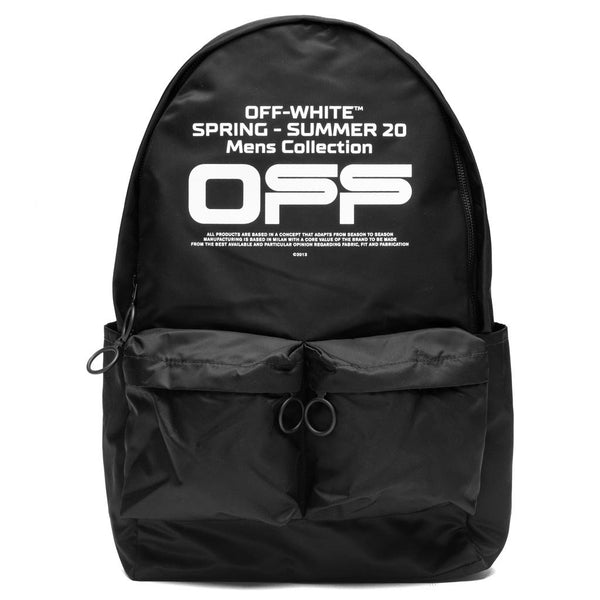 Off Wavy Logo Backpack - Black/White – Feature