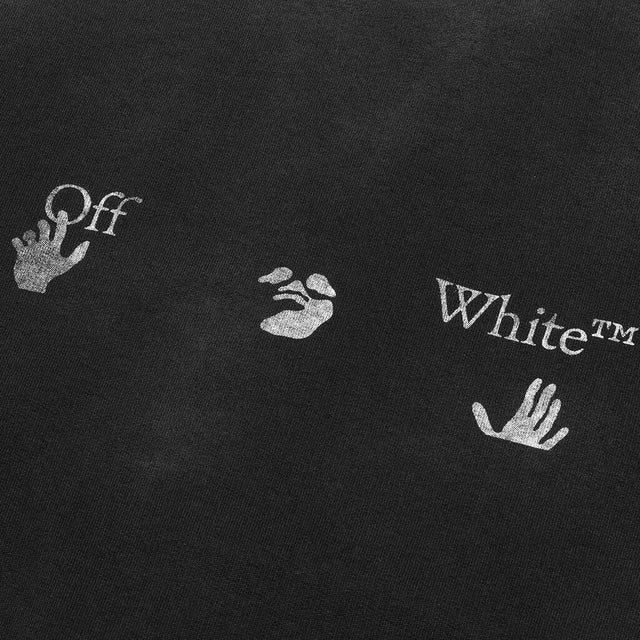 OW Logo Vintage Slim Hoodie - Black/White – Feature