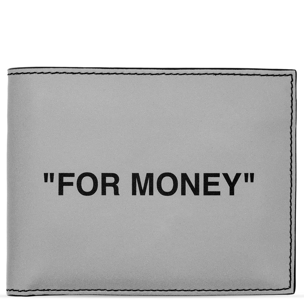 Quote Bifold Wallet - Silver/Black – Feature