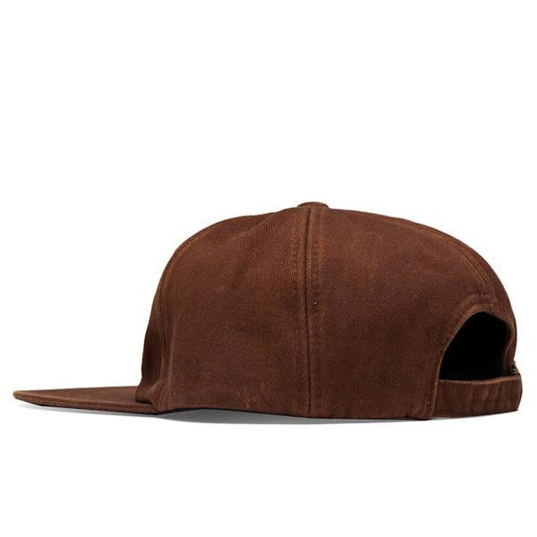 6 Panel Stacked Hat - Washed Brown – Feature