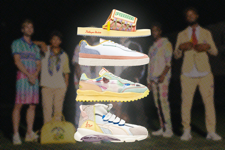 Puma x KidSuper Studios Wilo Mellow Yellow Peach Beige PUMA KidSuper Studios x Wilo Slide  main image 2