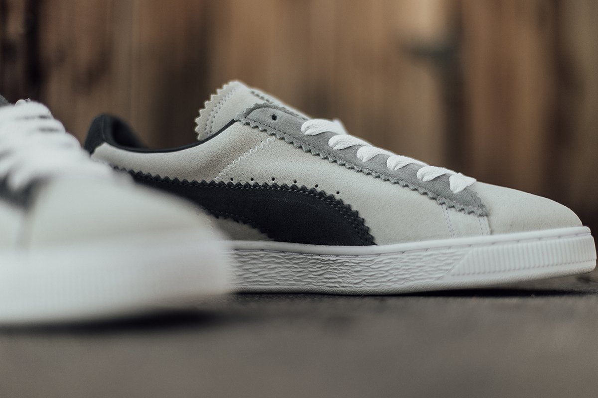 Puma x Michael Lau Classic Suede - Puma White/Steel Gray – Feature