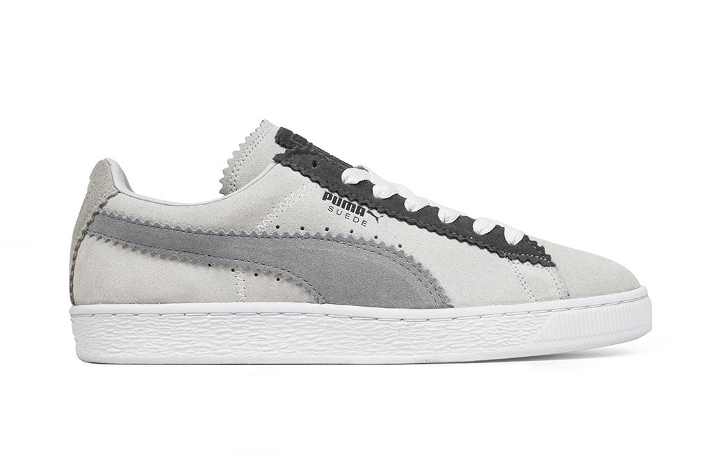 MICHAEL LAU × PUMA SUEDE CLASSIC Puma x Michael Lau Classic Suede - Puma White/Steel Gray – Feature
