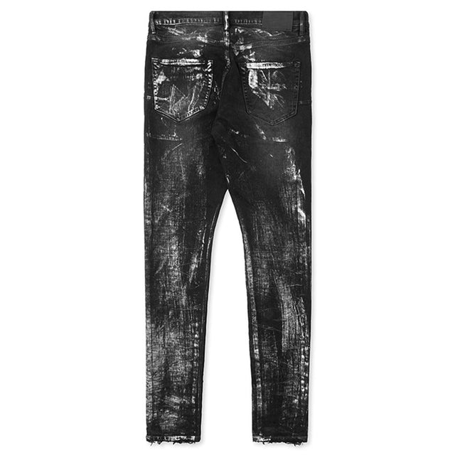 P001 - Black Wash Metallic Silver – Feature