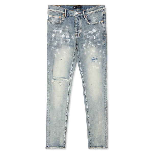 P001 LOW RISE SKINNY JEAN - Light Indigo Paint