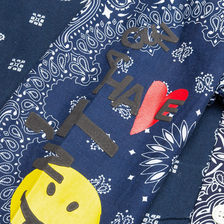 Bandana Sleeping Shirt - Navy – Feature