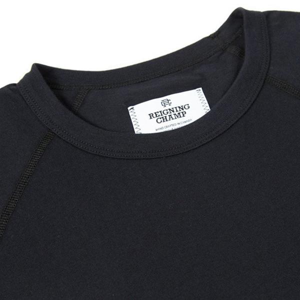 Ringspun Short Sleeve Raglan Tee - Black – Feature